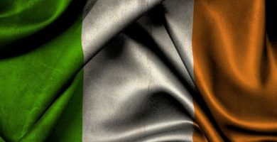 Bandera de la republica de Irlanda