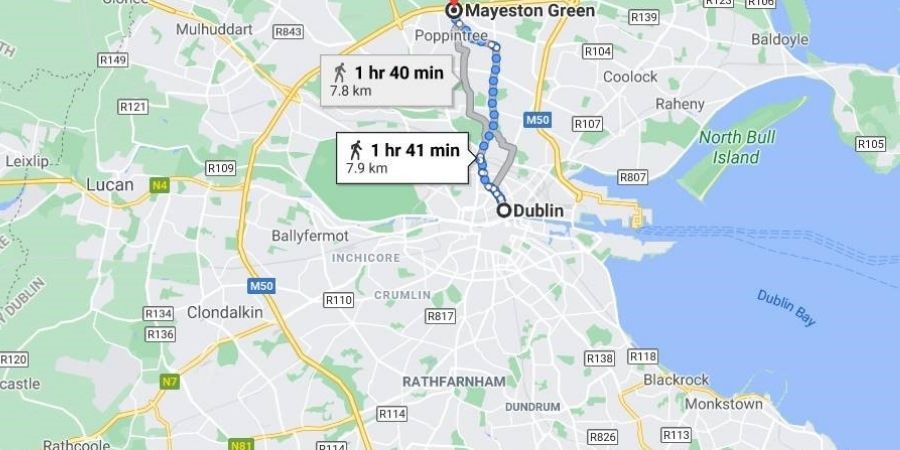 Dublin solo a una hora para salir y entrar a la ciudad caminando, tu vida de ensueño
