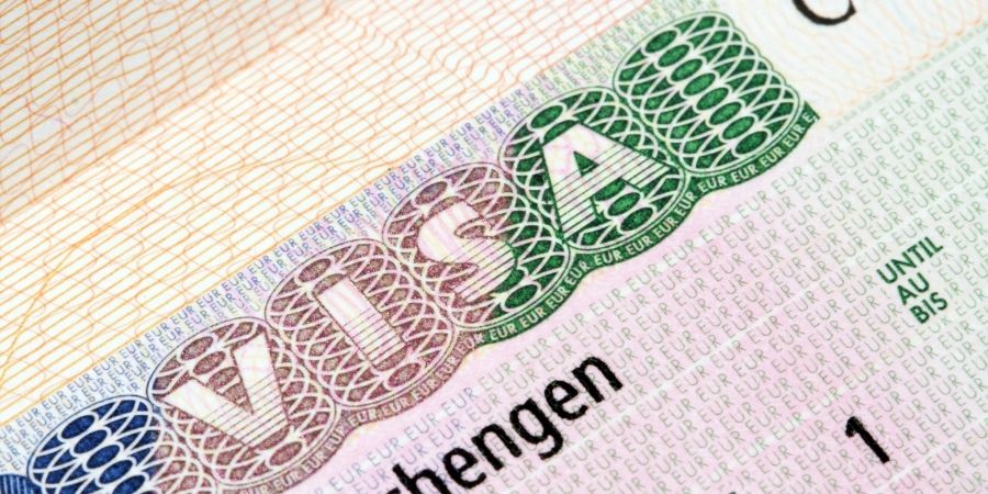 Portada de la Visa Shengen